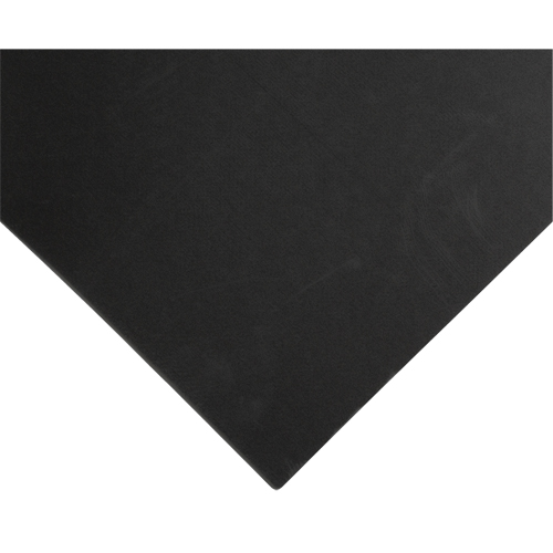Electrically Conductive Mat No.785, 3' W x 75' L x 3/32" T, PVC, Smooth, Black Dufferin Supply