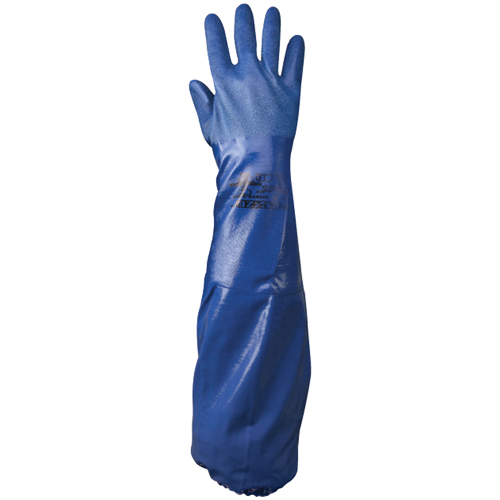 Gants NSK26, Taille Moyen/9, 26" lo, Nitrile, Doublure en Jersey de coton, 48-mil Dufferin Supply
