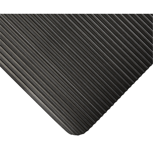 KleenSweep Mat No.391, Runner, 3' x 105' x 1/8", Black Dufferin Supply
