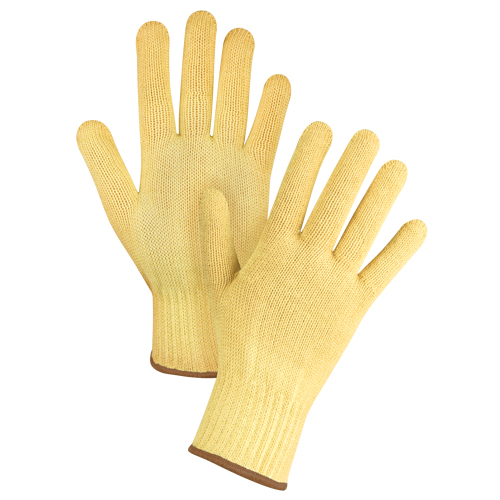 Seamless String Knit Gloves, Size Large/9, 7 Gauge, Kevlar&reg; Shell, ASTM ANSI Level A2/EN 388 Level 3 Dufferin Supply