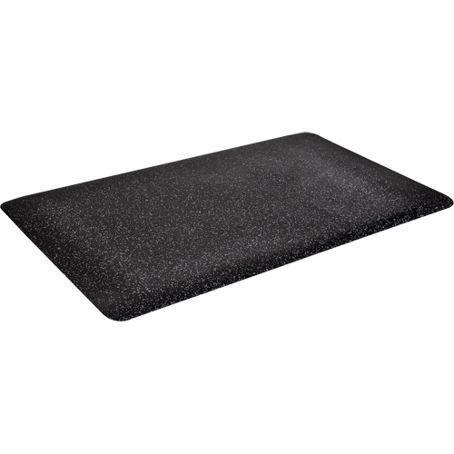 Tapis antimicrobiens WD Foodmaster, Lisse, 2' x 3' x 9/16", Noir, Mousse de vinyle Dufferin Supply