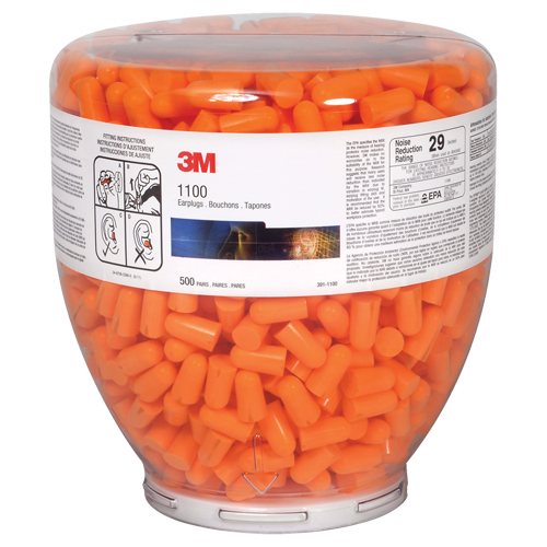 Recharge pour bouteille distributrice de bouchons d'oreilles E-A-R s&eacute;rie 1100, Vrac - Contenant Dufferin Supply