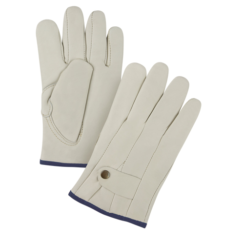 Premiun Winter-Lined Ropers Gloves, X-Large, Grain Cowhide Palm, Fleece Inner Lining Dufferin Supply