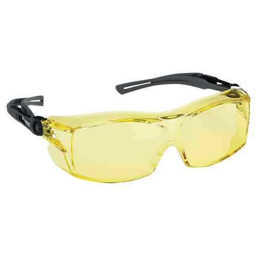 Dynamic OTG Extra Series Safety Glasses, Amber Lens, Anti-Fog/Anti-Scratch, ANSI Z87+/Meets/Exceeds CSA Z94.3 Dufferin Supply