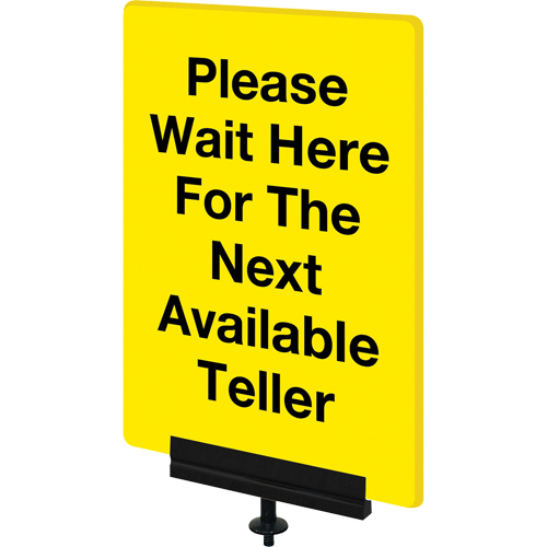 Sign Bracket for Portable Post, Black Dufferin Supply