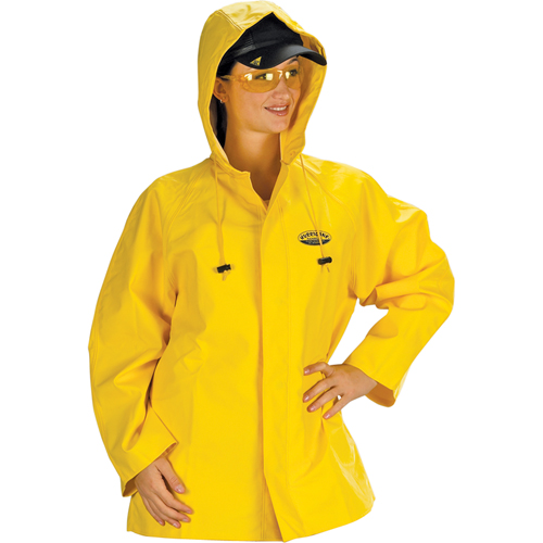 V&ecirc;tements imperm&eacute;ables Hurricane ignifuges et r&eacute;sistants &agrave; l'huile, vestes, 4T-Grand, Jaune Dufferin Supply