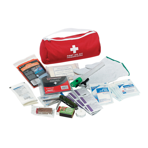 Dynamic Car First Aid Kit, Class 1 Medical Device, Nylon Bag Dufferin Supply