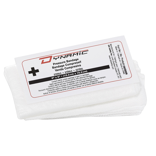 Dynamic Compress Bandage, 6" L x 6" W Dufferin Supply