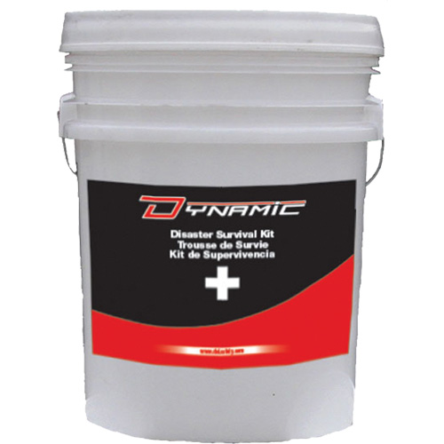 Trousse de premiers soins pour pr&eacute;paration aux situations d'urgence Dynamic, Dispositif m&eacute;dical Classe 1, Seau Dufferin Supply