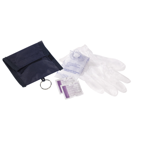 Dynamic Disposable CPR Kit, Single Use Faceshield, Class 2 Dufferin Supply