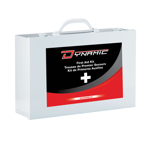 Trousse de premiers soins Ontario Dynamic, Dispositif m&eacute;dical Classe 1, Boîte en m&eacute;tal Dufferin Supply