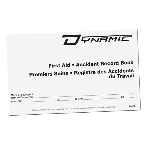 Dynamic Accident Record Book Dufferin Supply