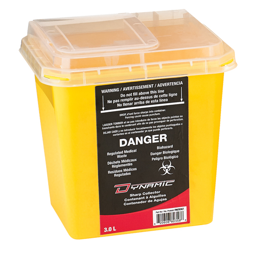Dynamic Sharps&reg; Container, 3 L Capacity Dufferin Supply