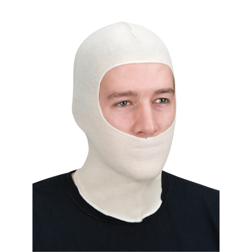 Spray Sock Head Cover, Cotton, White Dufferin Supply