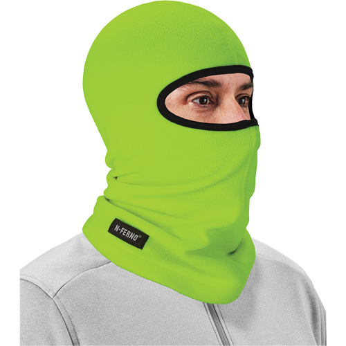 N-Ferno&reg; 6821 Balaclava, Fleece, High-Visibility Lime Green Dufferin Supply