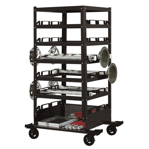 Six Tier Storage Cart, Steel Dufferin Supply