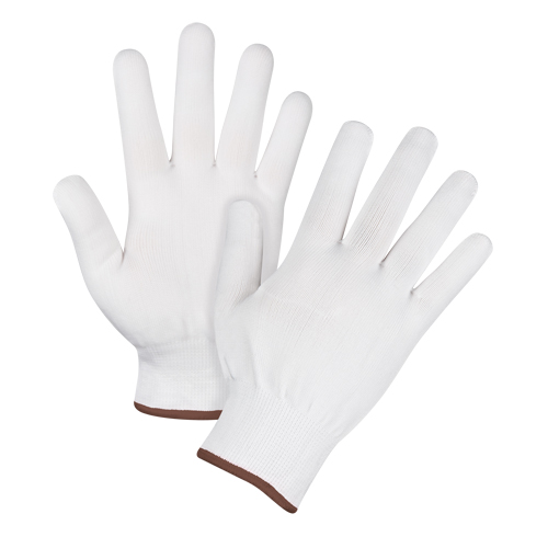 Seamless String Knit Gloves, Polyester, 15 Gauge, Men's Dufferin Supply