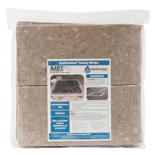 Spilltration Husky Strips, Oil Only, 64" x 8", 4 gal. Absorbancy Dufferin Supply