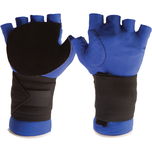 Gant anti-impact avec support du poignet, Taille Petit, Paume Cuir refendu Dufferin Supply