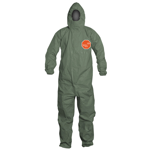 Tychem&reg; 2000 SFR Protective Coveralls, Small, Green Dufferin Supply