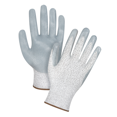 Gants haute performance r&eacute;sistants &agrave; la coupe, Taille Grand/9, Calibre 13, Rev&ecirc;tement Nitrile, Enveloppe en PEHP, ANSI/ISEA 105 niveau 4/EN 388 niveau 5 Dufferin Supply