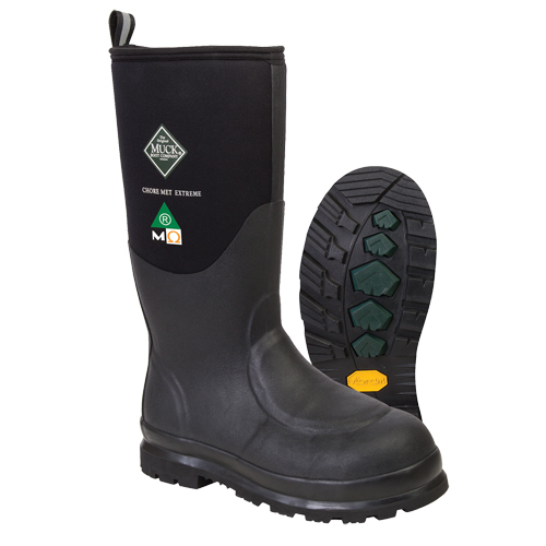 Chore Met Extreme Work Boots, Rubber, Size 7, Puncture Resistant Sole Dufferin Supply