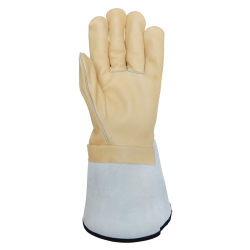 Gants pour monteur de ligne, Petit, Paume en Cuir fleur de vache Dufferin Supply