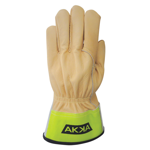 Gants pour monteur de ligne, Petit, Paume en Cuir fleur de vache Dufferin Supply