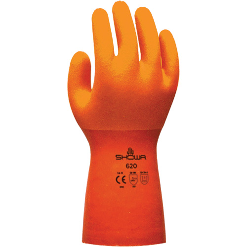 Gants Atlas 620, Taille Petit/7, 12" lo, PVC, Doublure en Coton, 63-mil Dufferin Supply