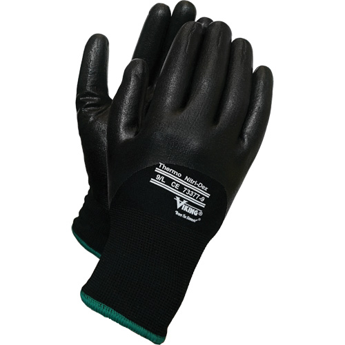 Gants thermiques Nitri-Dex Viking, 8/Moyen, R&ecirc;vetement Nitrile, Calibre 15, Enveloppe en Nylon Dufferin Supply