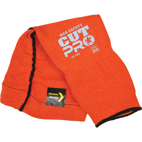Memphis&reg; Sleeves With Thumb Hole, Kevlar&reg;, 14", ASTM ANSI Level A5, Orange Dufferin Supply