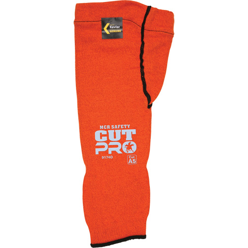 Memphis&reg; Sleeves With Thumb Hole, Kevlar&reg;, 14", ASTM ANSI Level A5, Orange Dufferin Supply
