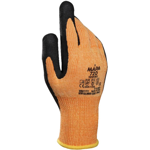 Gants isothermes r&eacute;sistant &agrave; la coupe TempDex 720, Taille 7, Rev&ecirc;tement Nitrile, Enveloppe en Aramide, ASTM ANSI niveau A2/EN 388 niveau 3/EN 388 niveau B Dufferin Supply