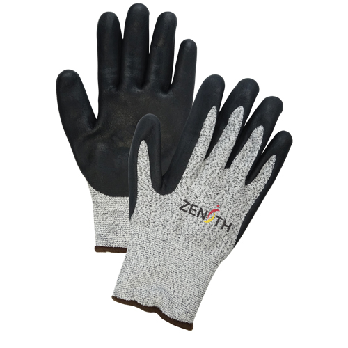 Gants &eacute;lastiques sans coutures r&eacute;sistants &agrave; la coupe pour temp&eacute;ratures froides, Taille T-Grand/10, Calibre 13, Rev&ecirc;tement Mousse de nitrile, Enveloppe en PEHP, ASTM ANSI niveau A4 Dufferin Supply