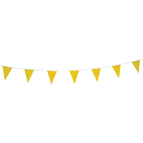 Cordon de fanions, 60' lo, Jaune Dufferin Supply
