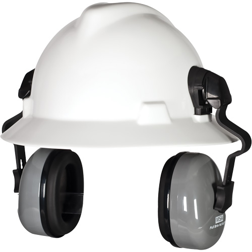 Serre-t&ecirc;te avec contr&ocirc;le du son SH pour les casques de s&eacute;curit&eacute; &agrave; bordure compl&egrave;te, Fixation pour casque, 25 NRR dB Dufferin Supply