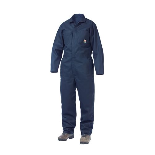 Unlined Coveralls, Men's, Navy Blue, Size Large Dufferin Supply