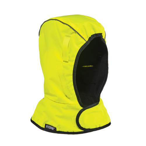 N-Ferno&reg; 6842 2 Layer Economy Winter Liner, Fleece Lining, One Size, High-Visibility Lime Green Dufferin Supply