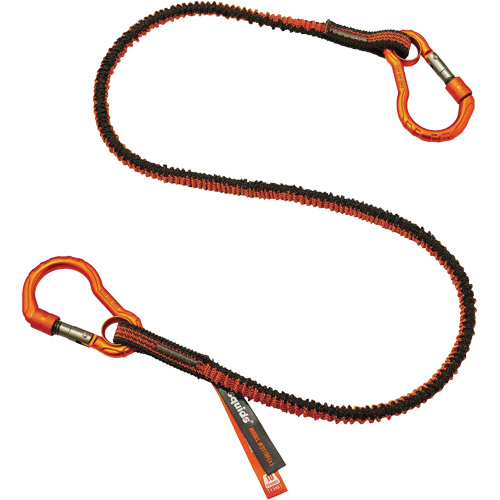 Squids&reg; 3110F(x) Tool Lanyard, Bungee, Dual Carabiner Dufferin Supply