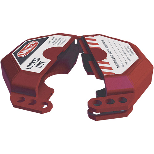 Dispositif de verrouillage de poign&eacute;e de robinet-vanne Stopout, Type Vanne Dufferin Supply