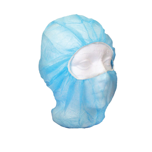 Disposable Balaclava Hood, Polypropylene, Blue Dufferin Supply