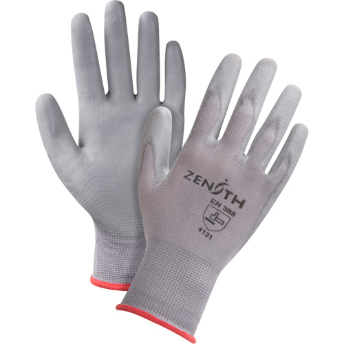 DMF-Free Coated Gloves, 9/Large, Polyurethane Coating, 15 Gauge, Nylon Shell Dufferin Supply