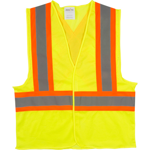 Veste de s&eacute;curit&eacute; pour la circulation, Jaune lime haute visibilit&eacute;, Moyen, Polyester Dufferin Supply
