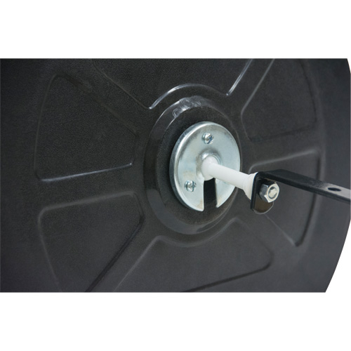 Miroir convexe rectangulaire/rond avec support, 12" h x 18" la, Int&eacute;rieur/Ext&eacute;rieur Dufferin Supply