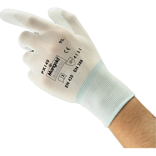 PX140 Coated Gloves, 6/X-Small, Polyurethane Coating, 15 Gauge, Nylon Shell Dufferin Supply