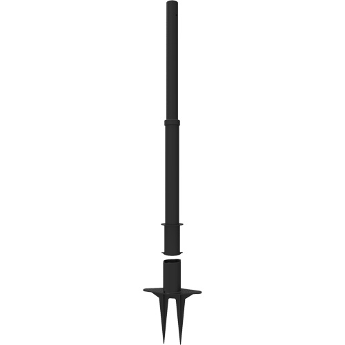 PLUS Barrier Posts, 42" High, Black Dufferin Supply