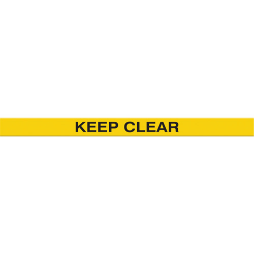 Tough-Mark Heavy-Duty Floor Marking, Rectangle, 48" L x 2" W, Yellow, Polyethylene Dufferin Supply