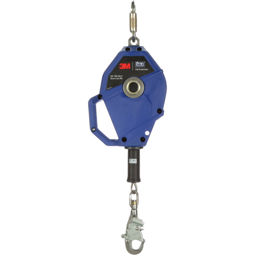Cordage de s&eacute;curit&eacute; autor&eacute;tractable avec verrouillage intelligent, 20', Acier inoxydable, Pivotant Dufferin Supply