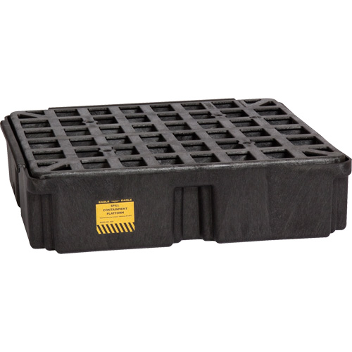 Plateforme de d&eacute;versement modulaire, Capacit&eacute; de d&eacute;versement 15 gal. US, 26" x 26,25" x 6,5" Dufferin Supply