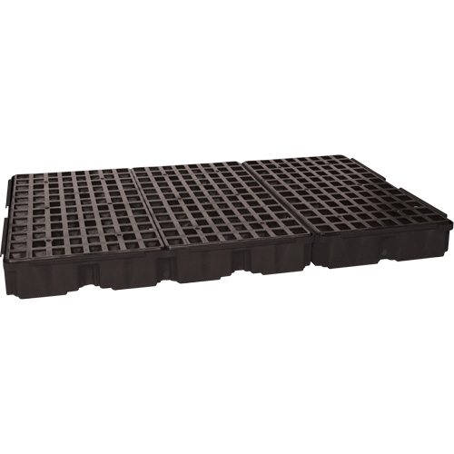 Modular Spill Platform, 88 US gal. Spill Capacity, 51.5" x 78.25" x 6.5" Dufferin Supply